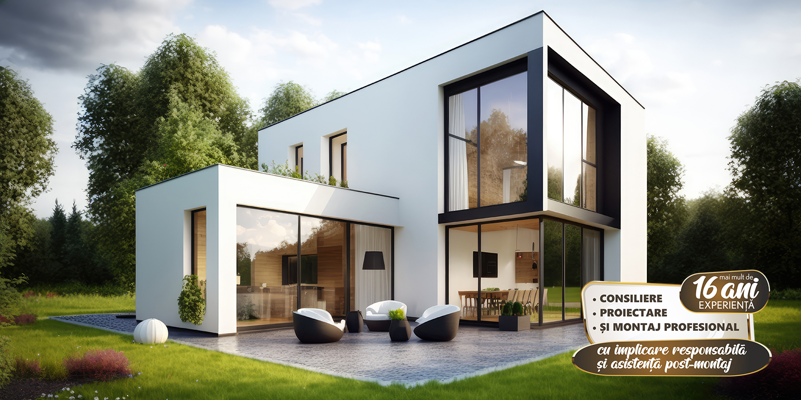 Ferestre premium PVC și aluminiu VEKA Salamander
