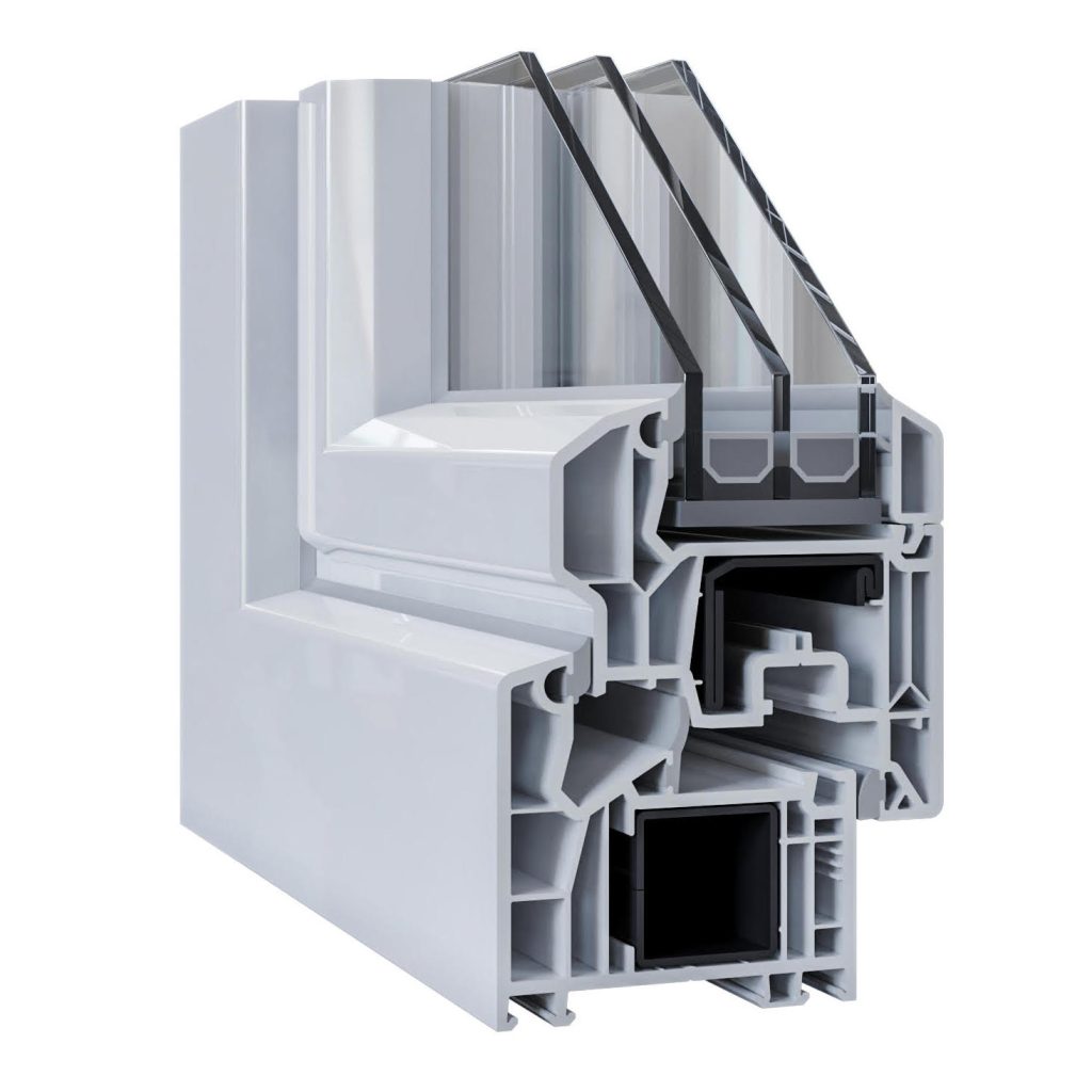 VEKA Softline 76 MD – fereastră PVC 6 camere